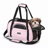 Multi-Color Fabric Mesh Pet Carrier Bag for Cats and Small Dogs