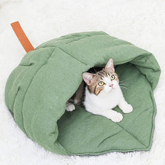 Soft Breathable Warm Elastic Cat Cave Bed